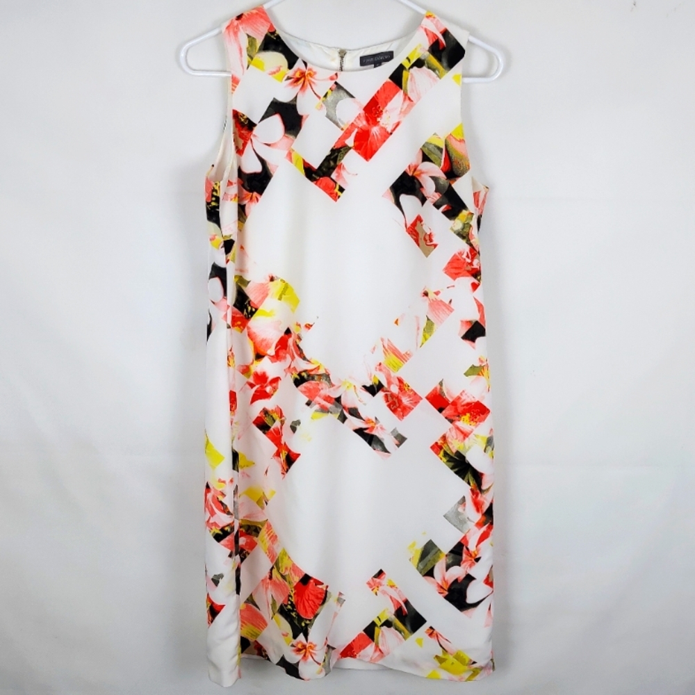 Vince Camuto Floral Colorful Dress Mens 4 Coquette Going Out Party Vacation